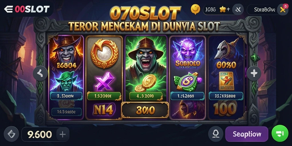 Screenshot gameplay 070SLOT menampilkan suasana horror yang mendebarkan.
