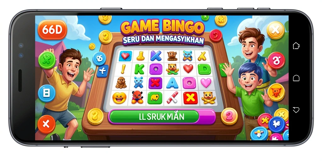 Gameplay seru bingo di 66D dengan berbagai fitur menarik.