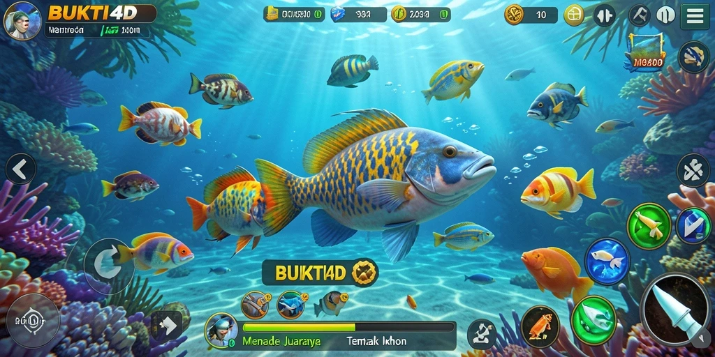 Tampilan gameplay BUKTI4D yang penuh warna dan seru.