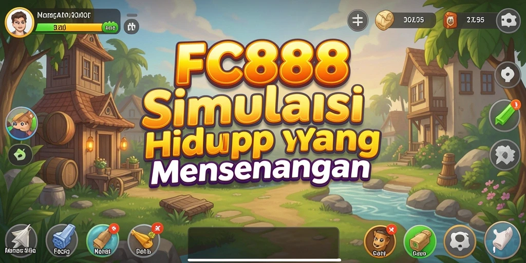 Tampilan menarik dari gameplay FC888 menunjukkan simulasi kehidupan yang mendetail.