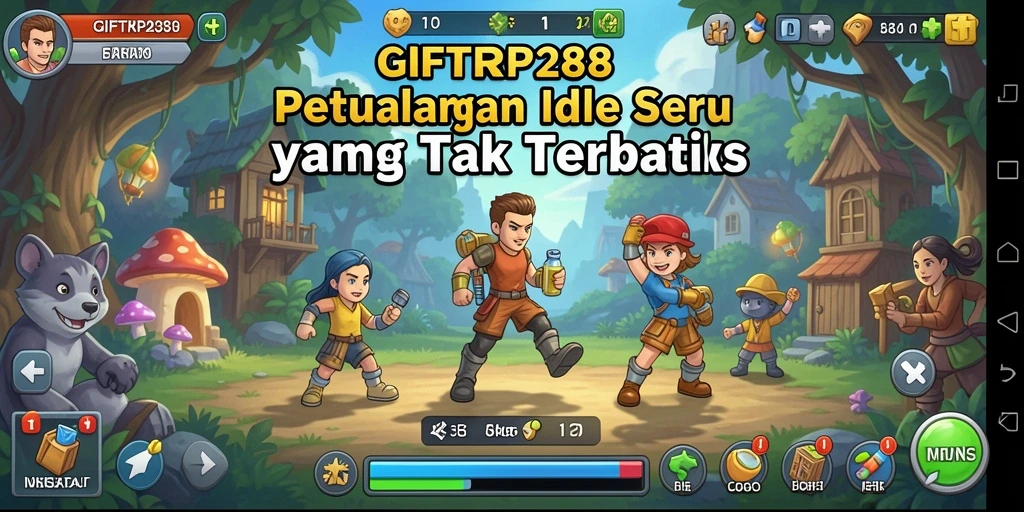 Screenshot gameplay <strong>GIFTRP288</strong> yang menunjukkan aksi seru dan karakter unik.