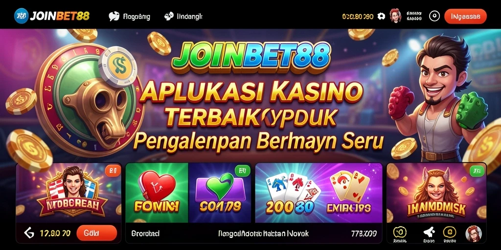 Screenshot dari gameplay seru JOINBET88 di kasino.