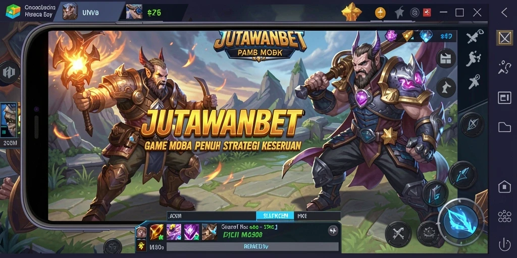 Gameplay seru JUTAWANBET dengan pertarungan tim yang intens.