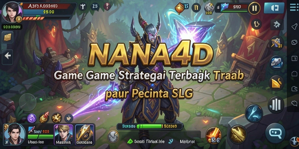 Tampilan gameplay di NANA4D memperlihatkan aksi strategi yang mendebarkan.