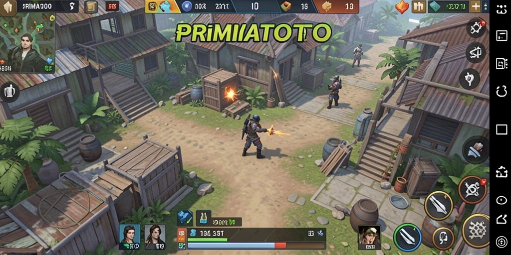 Tampilan gameplay menarik di PRIMATOTO dengan pengalaman simulasi yang mendalam.