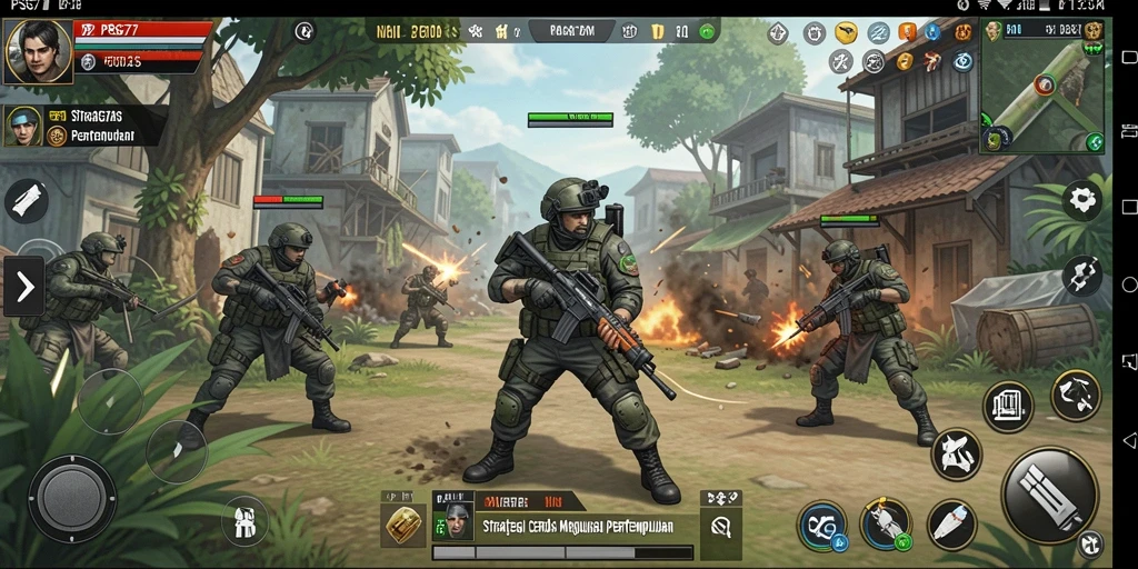 Tampilan gameplay seru dan strategis dari PSG77.