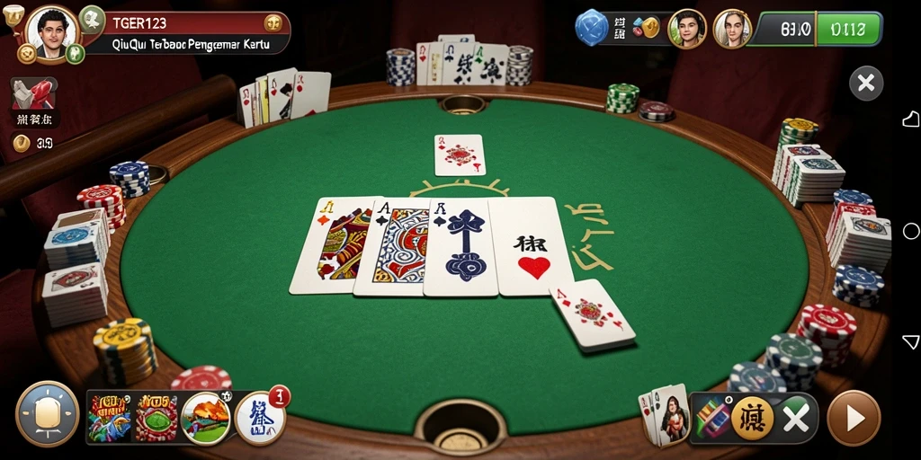Screenshot gameplay QiuQiu TGER123 yang menarik dan seru.